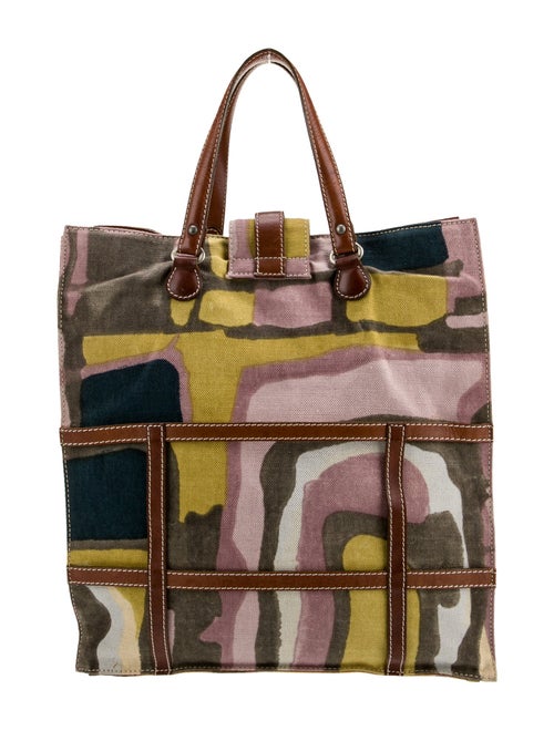 Marni Canvas Top Handle Bag