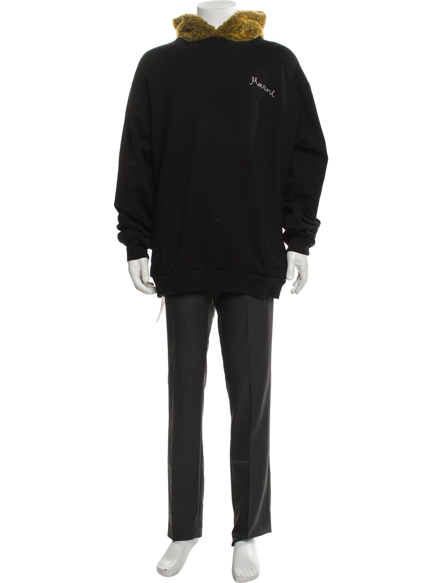 Marni Graphic Print Crew Neck Hoodie