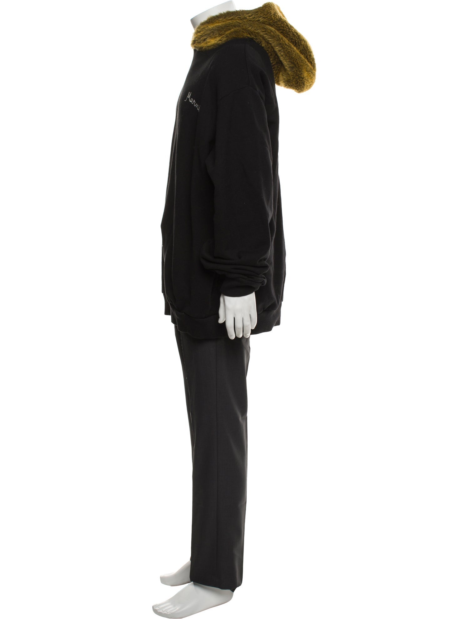 Marni Graphic Print Crew Neck Hoodie