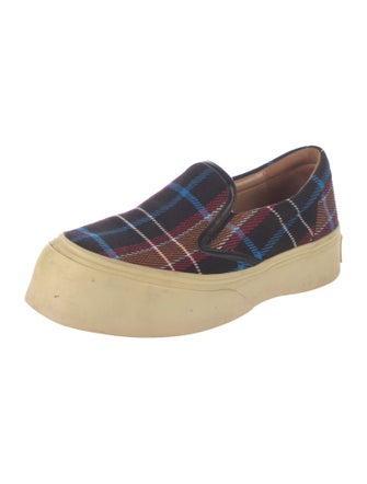 Marni Canvas Printed Loafers