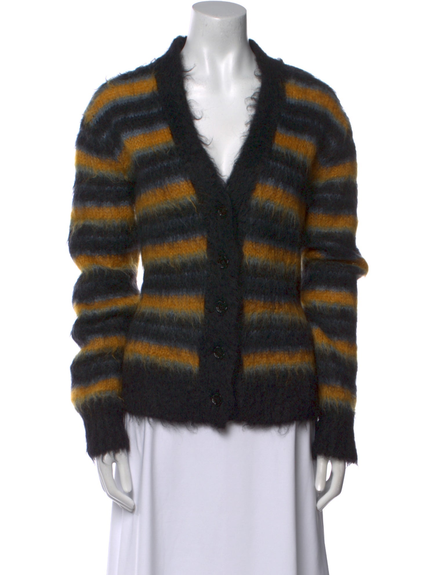 Marni Mohair Striped Sweater