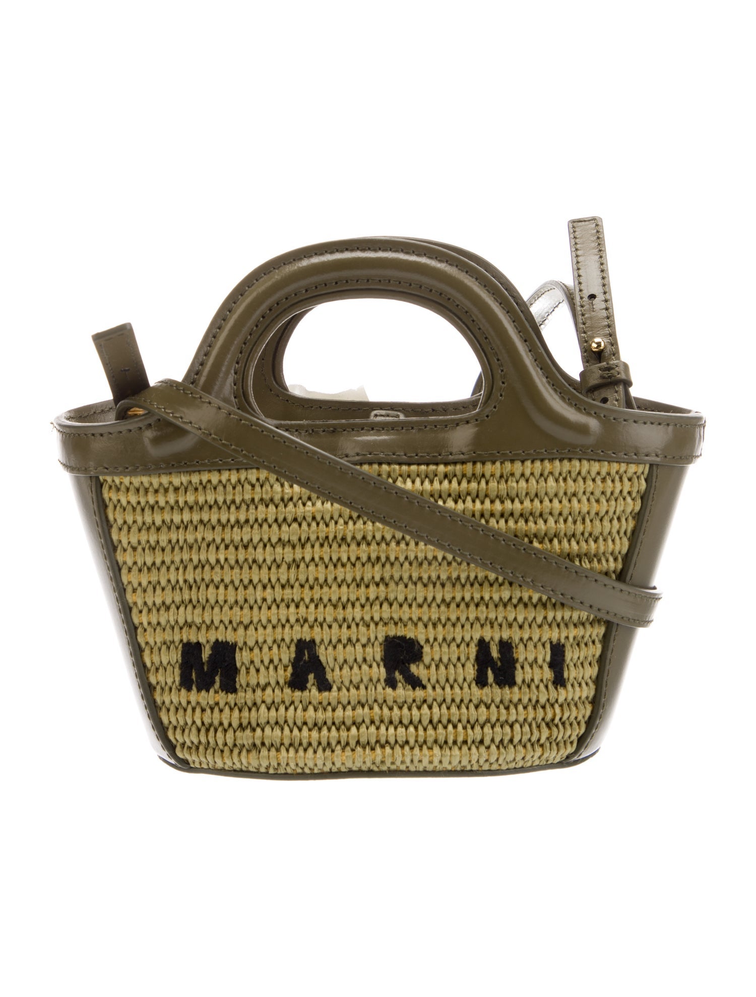 Marni Raffia Top Handle Bag