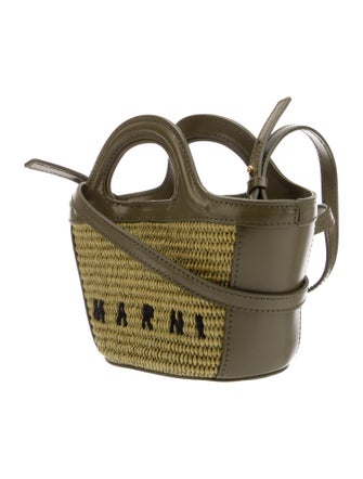 Marni Raffia Top Handle Bag