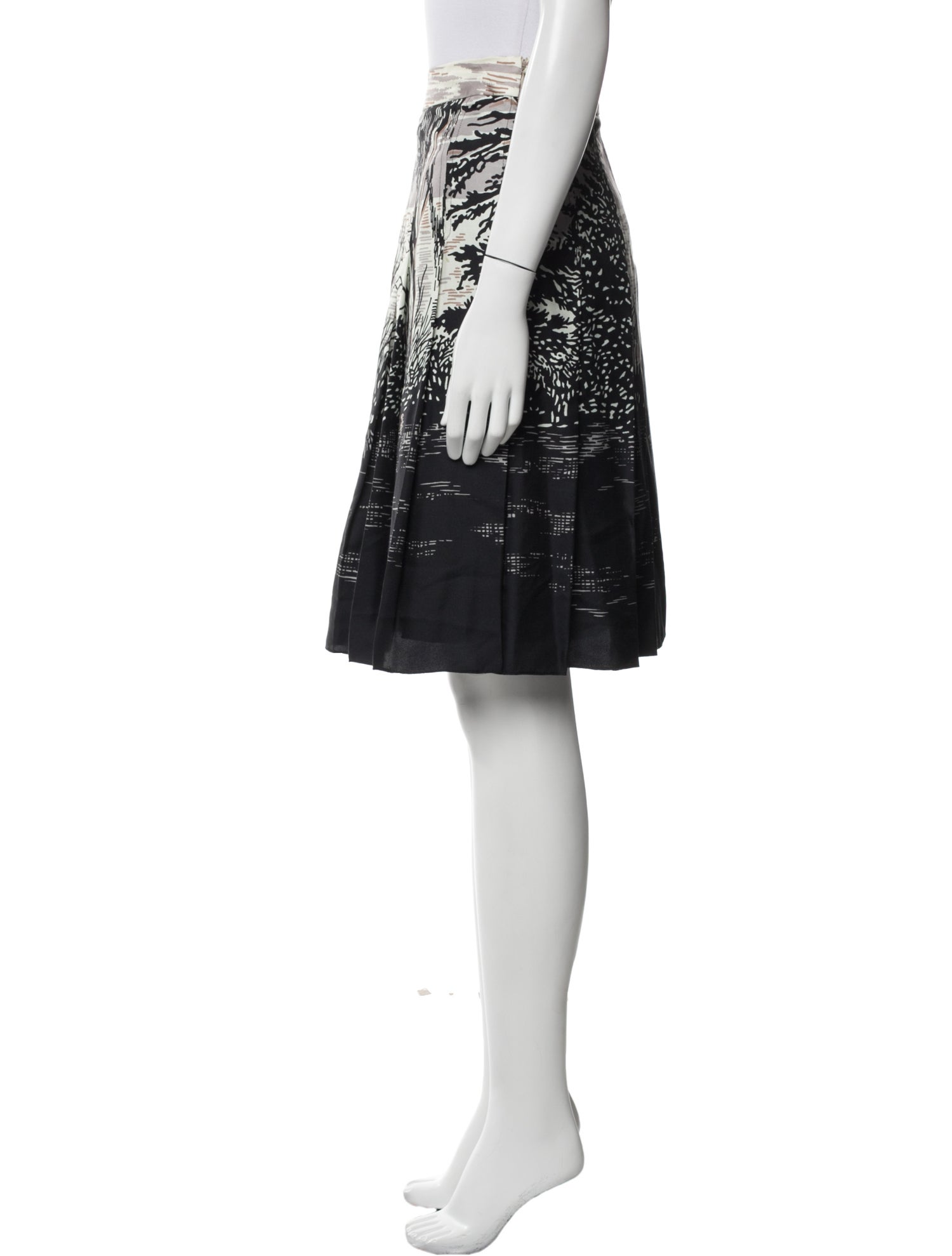 Marni Silk Knee-Length Skirt