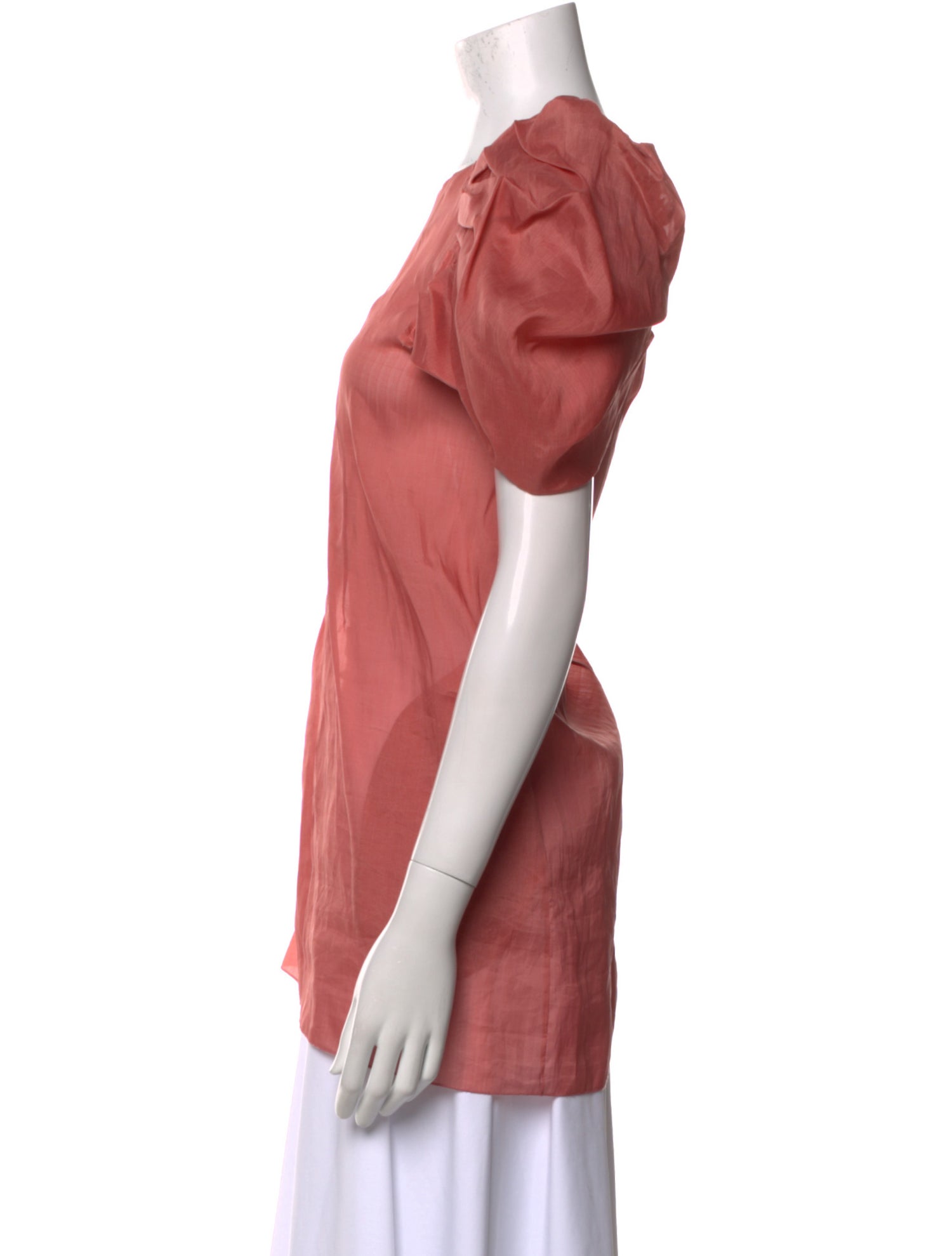 Marni Silk Scoop Neck Blouse