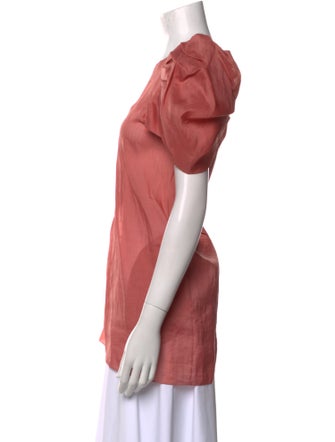 Marni Silk Scoop Neck Blouse