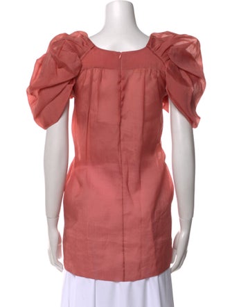 Marni Silk Scoop Neck Blouse