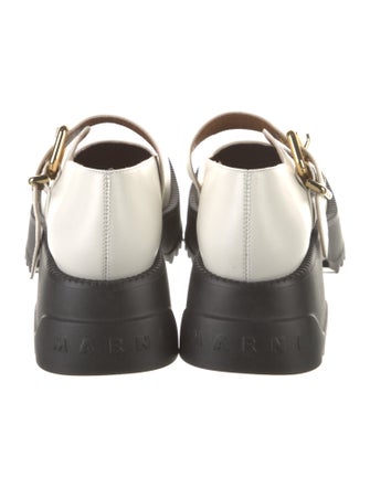 Marni Leather Mary Jane Flats