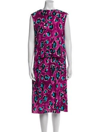 Marni Animal Print Skirt Set