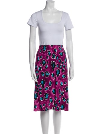 Marni Animal Print Skirt Set