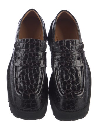 Marni Embossed Leather Printed Pumps