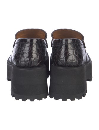 Marni Embossed Leather Printed Pumps