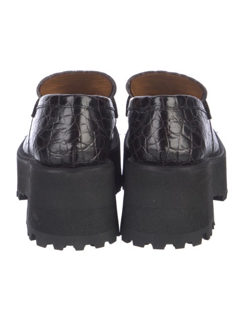 Marni Embossed Leather Printed Pumps