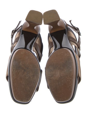 Marni Leather Slingback Sandals