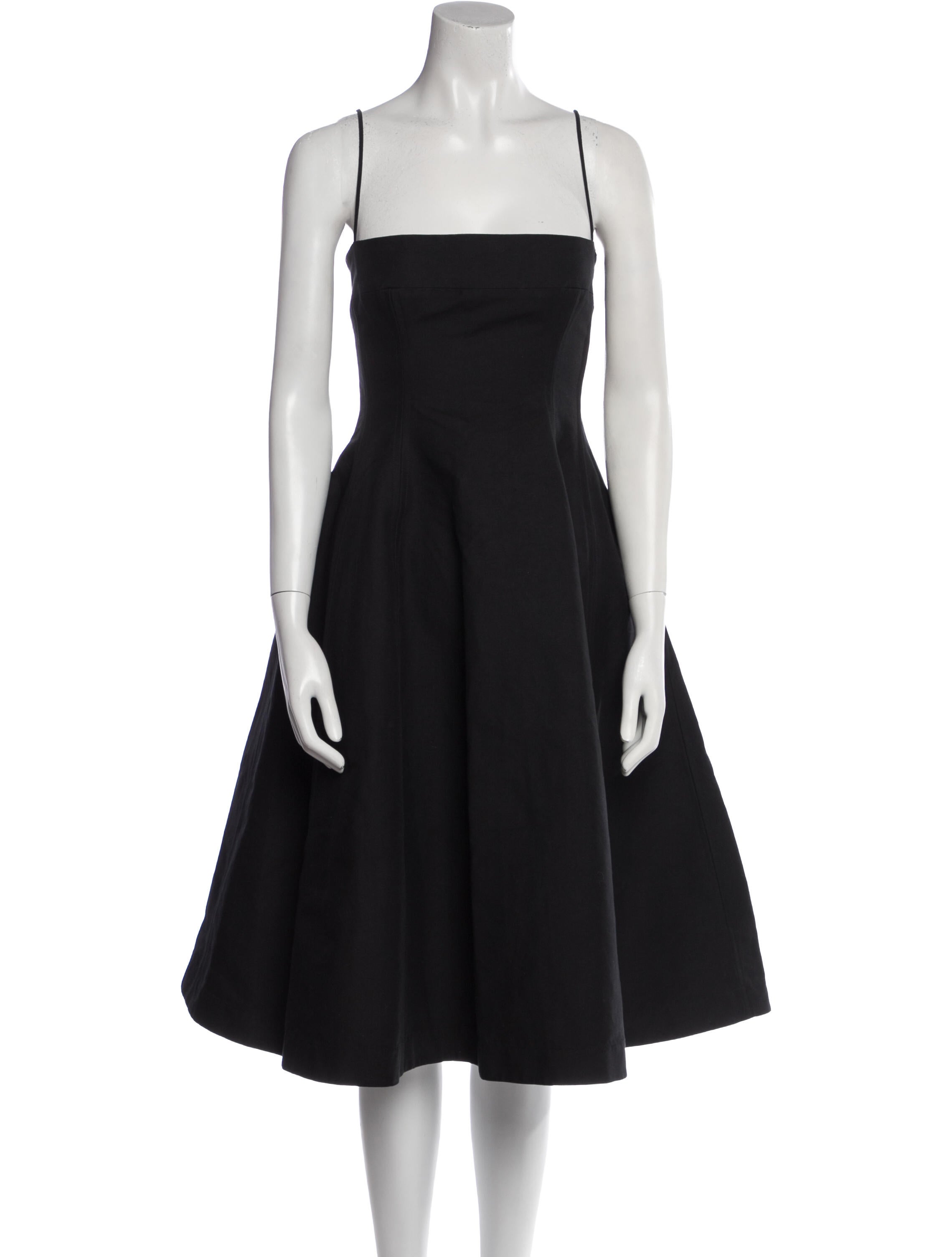 Marni Square Neckline Midi Length Dress