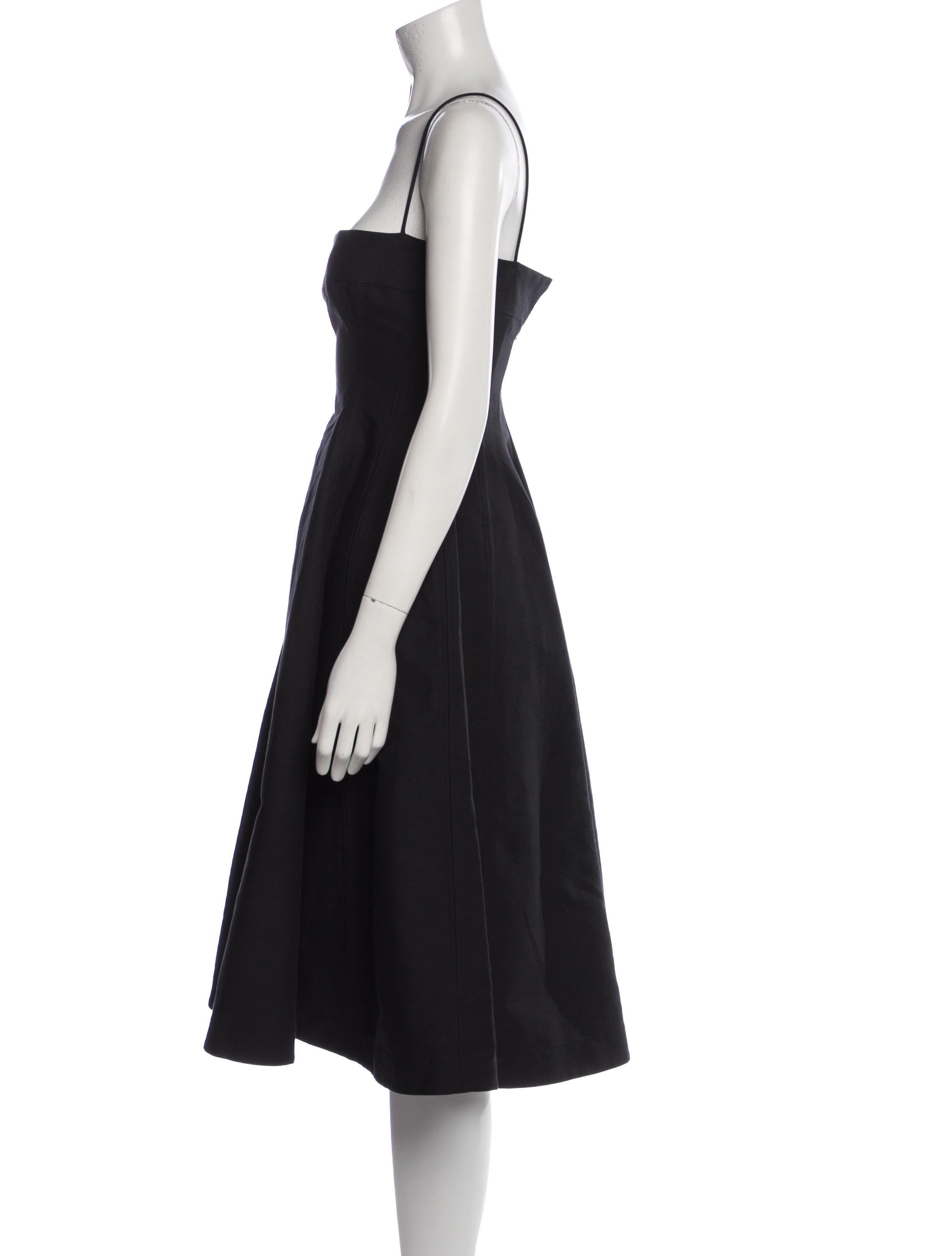 Marni Square Neckline Midi Length Dress