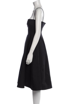 Marni Square Neckline Midi Length Dress
