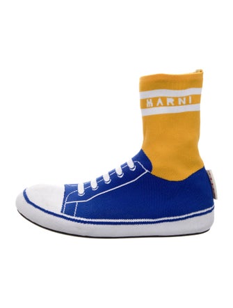 Marni Colorblock Pattern Sock Sneakers