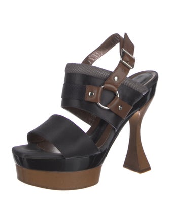 Marni Leather Slingback Pumps