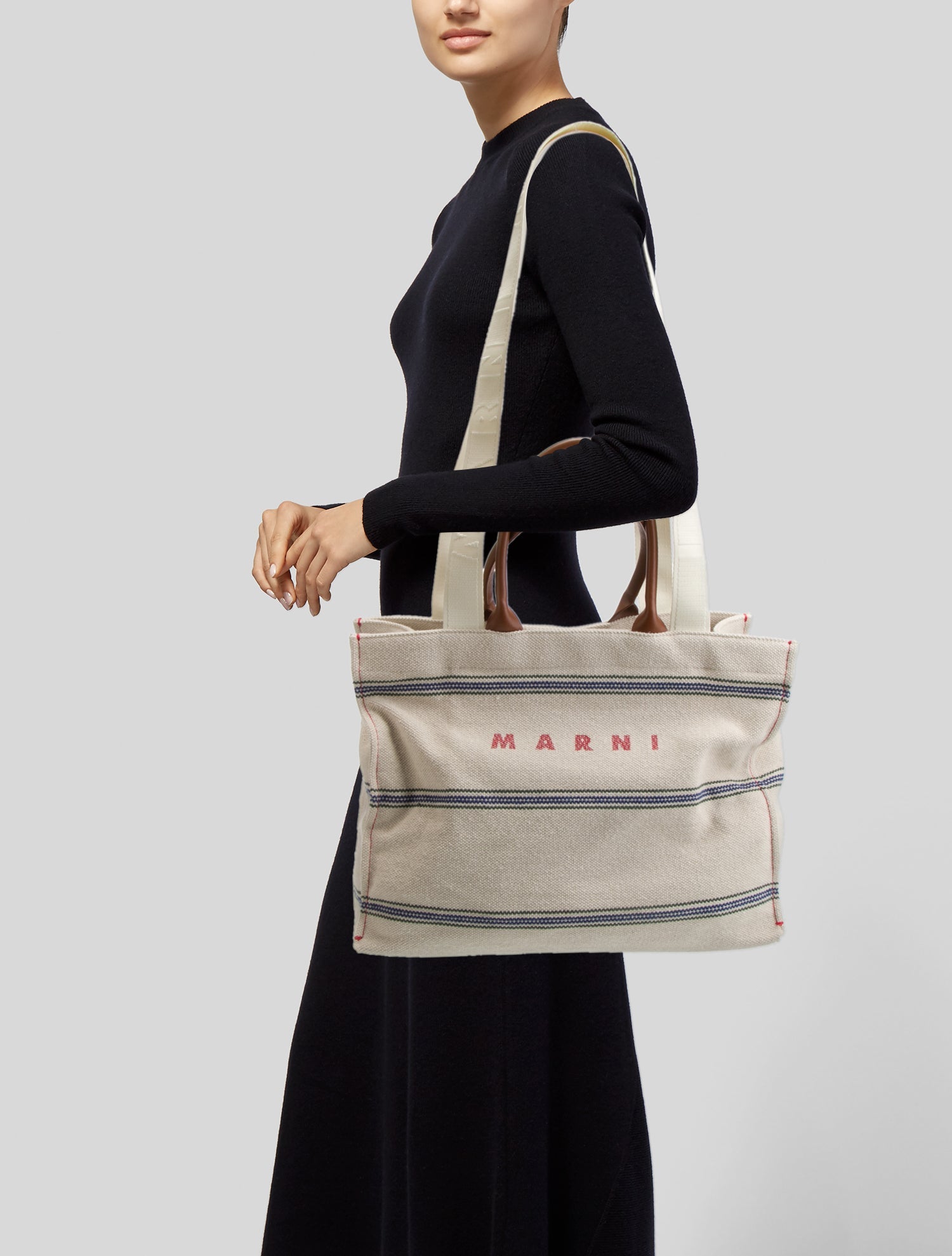 Marni Canvas Shoulder Bag