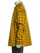 Marni Wool Plaid Print Trucker Jacket