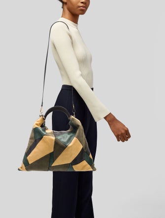 Marni Suede Top Handle Bag