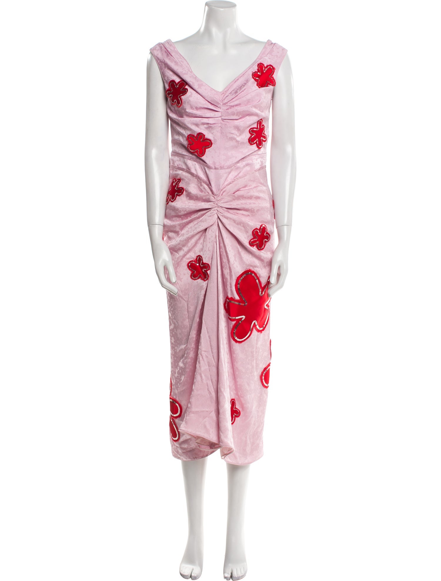 Marni Floral Print Long Dress