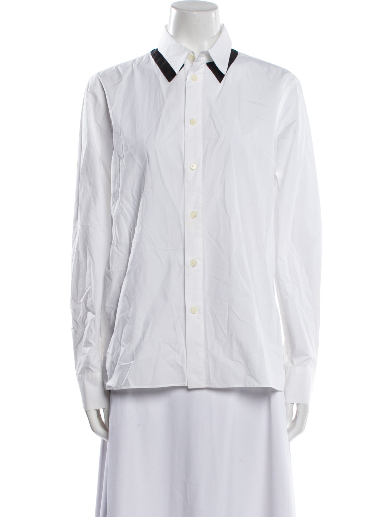 Marni Long Sleeve Button-Up Top