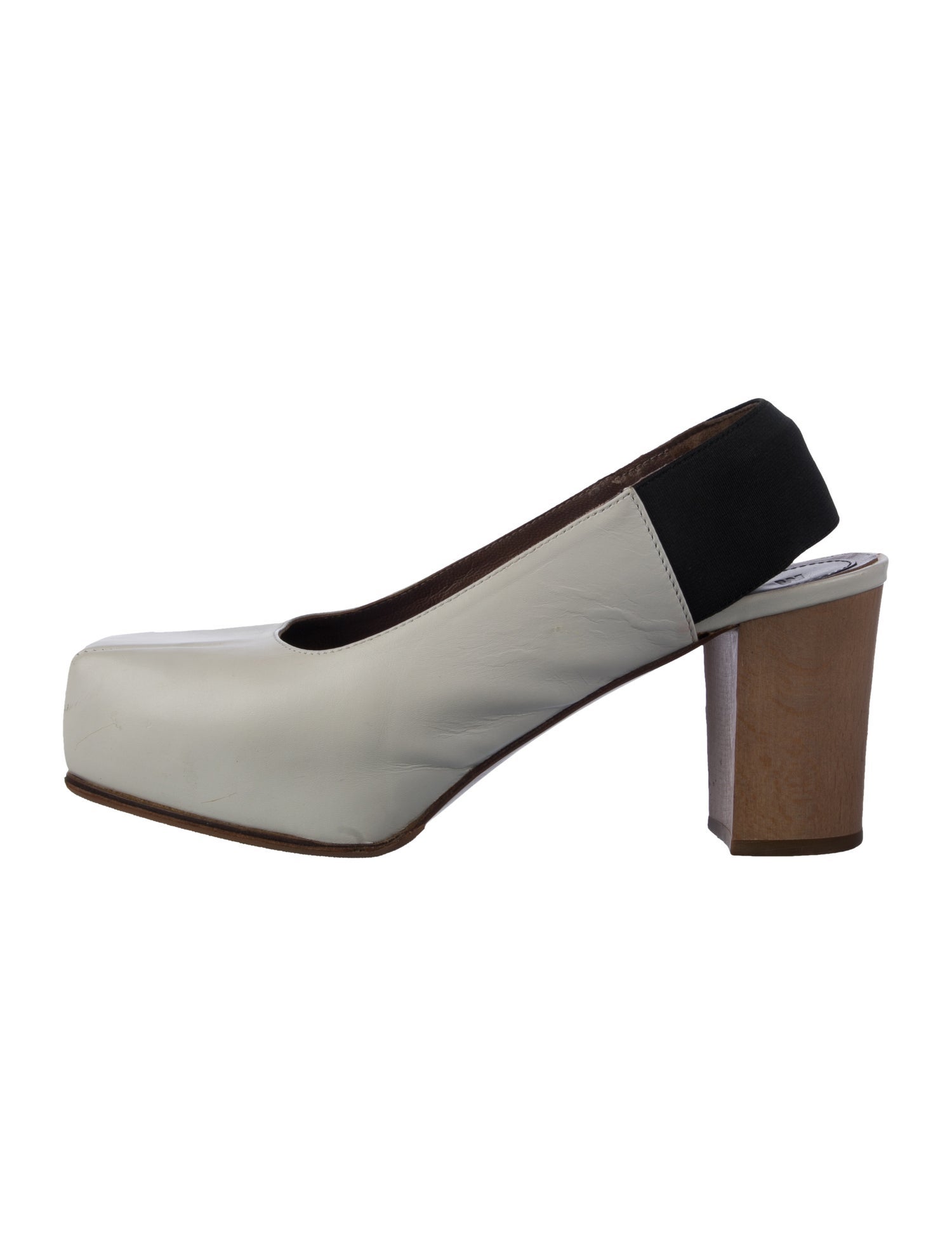 Marni Leather Slingback Pumps