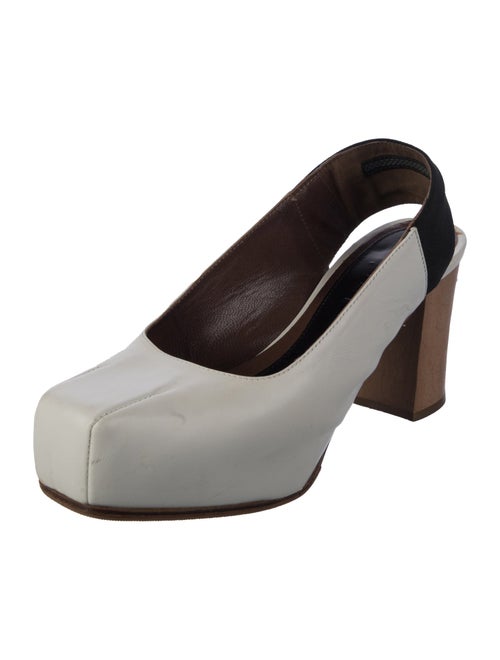 Marni Leather Slingback Pumps
