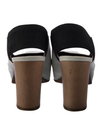 Marni Leather Slingback Pumps