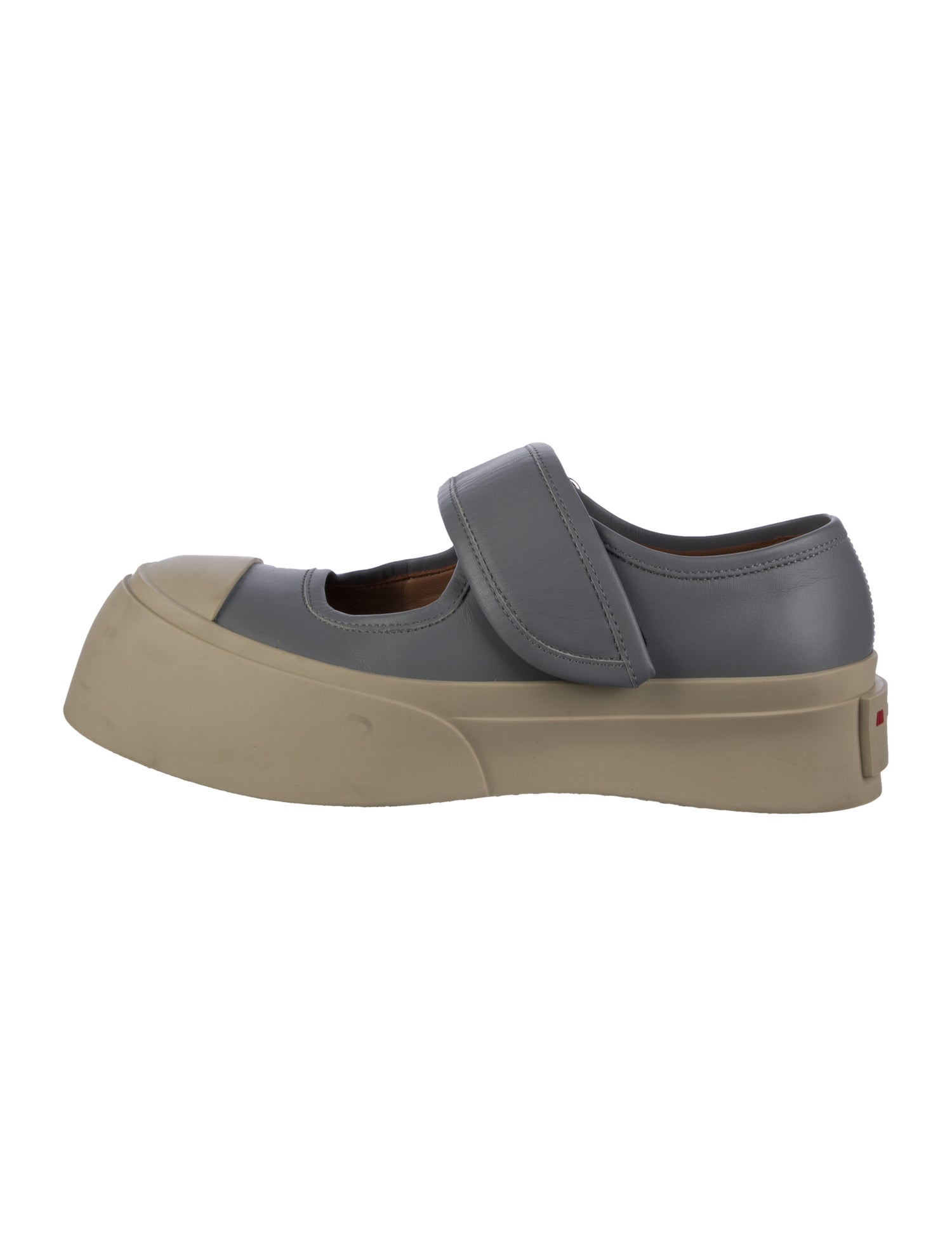 Marni Leather Colorblock Pattern Sneakers