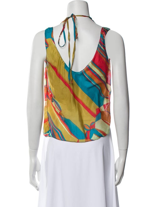 Marni Silk Printed Crop Top