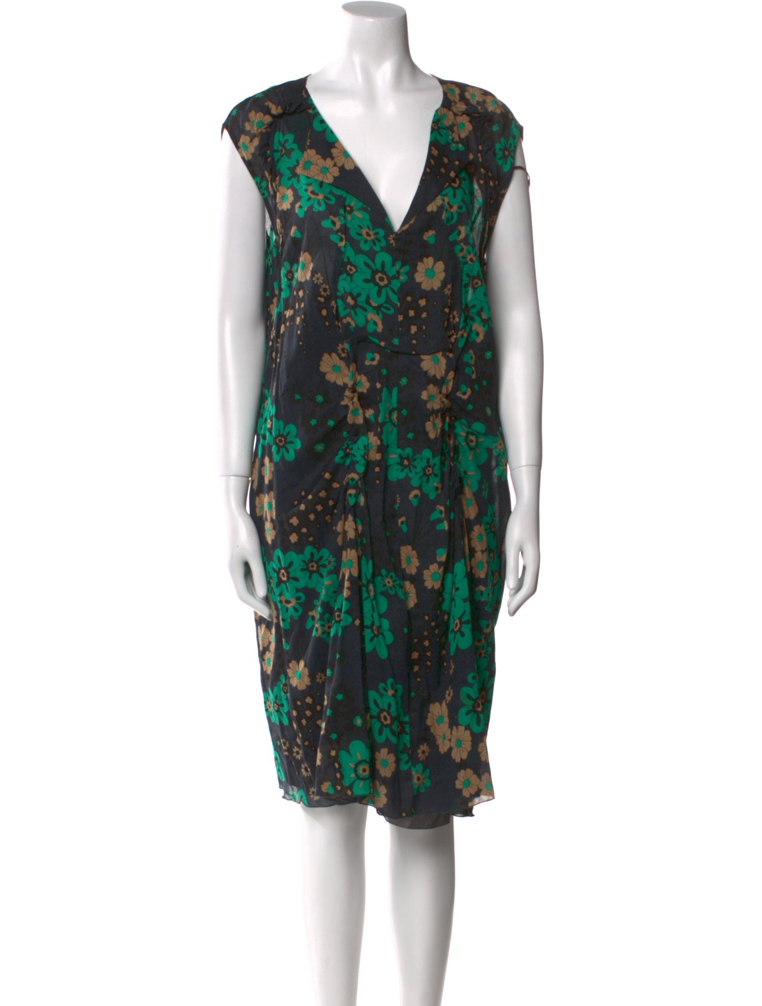Marni Printed Knee-Length Dress
