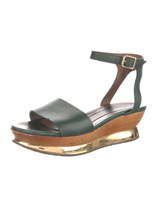 Marni Leather Slingback Pumps