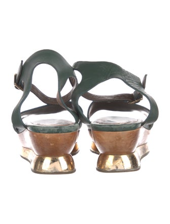 Marni Leather Slingback Pumps