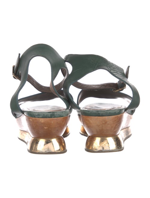 Marni Leather Slingback Pumps