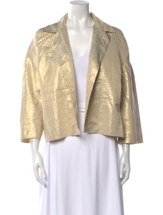 Marni Printed Open Front Crop Top