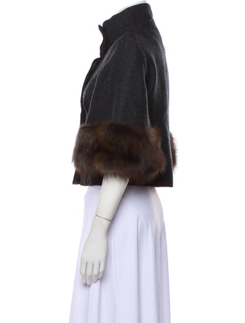 Marni Wool Faux Fur Jacket