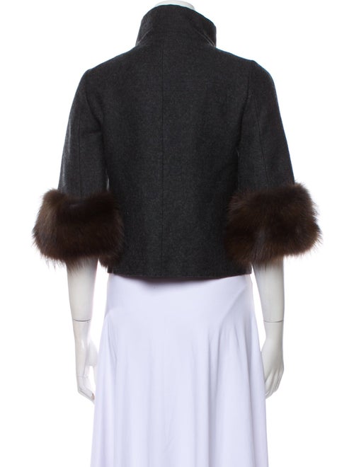 Marni Wool Faux Fur Jacket