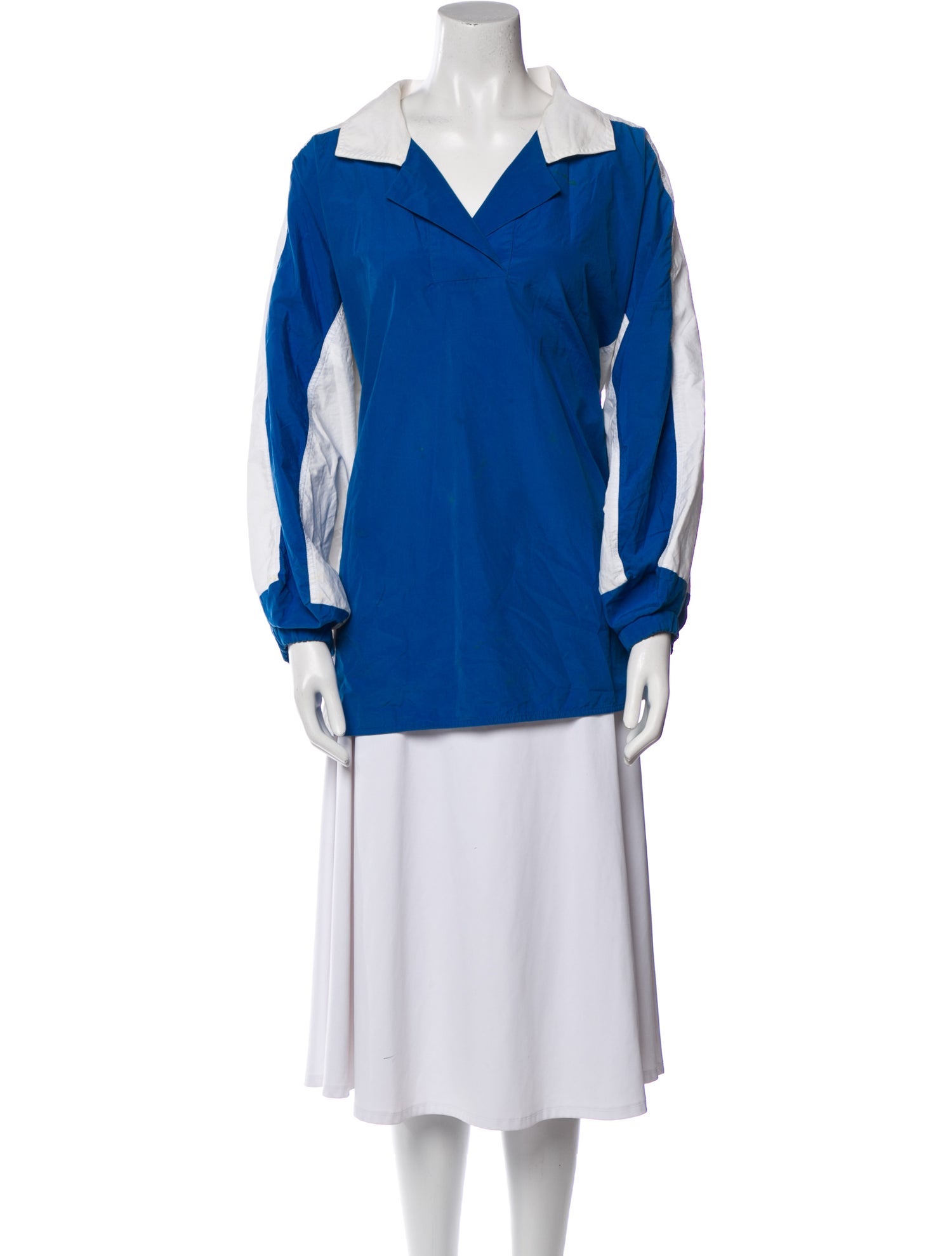 Marni V-Neck Long Sleeve Blouse