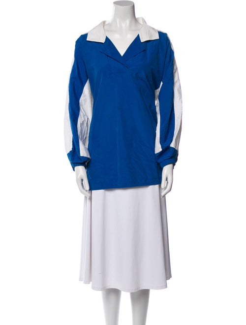 Marni V-Neck Long Sleeve Blouse