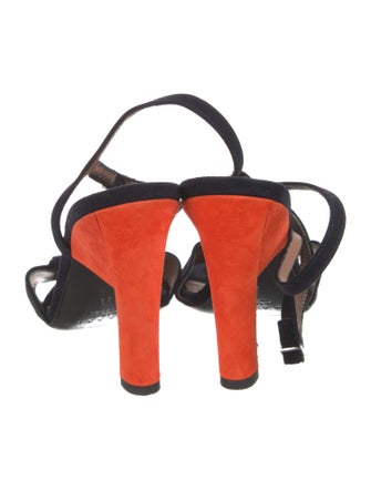 Marni Suede Slingback Sandals