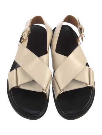 Marni Leather Slingback Sandals