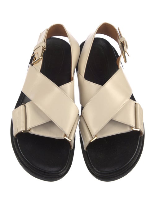 Marni Leather Slingback Sandals
