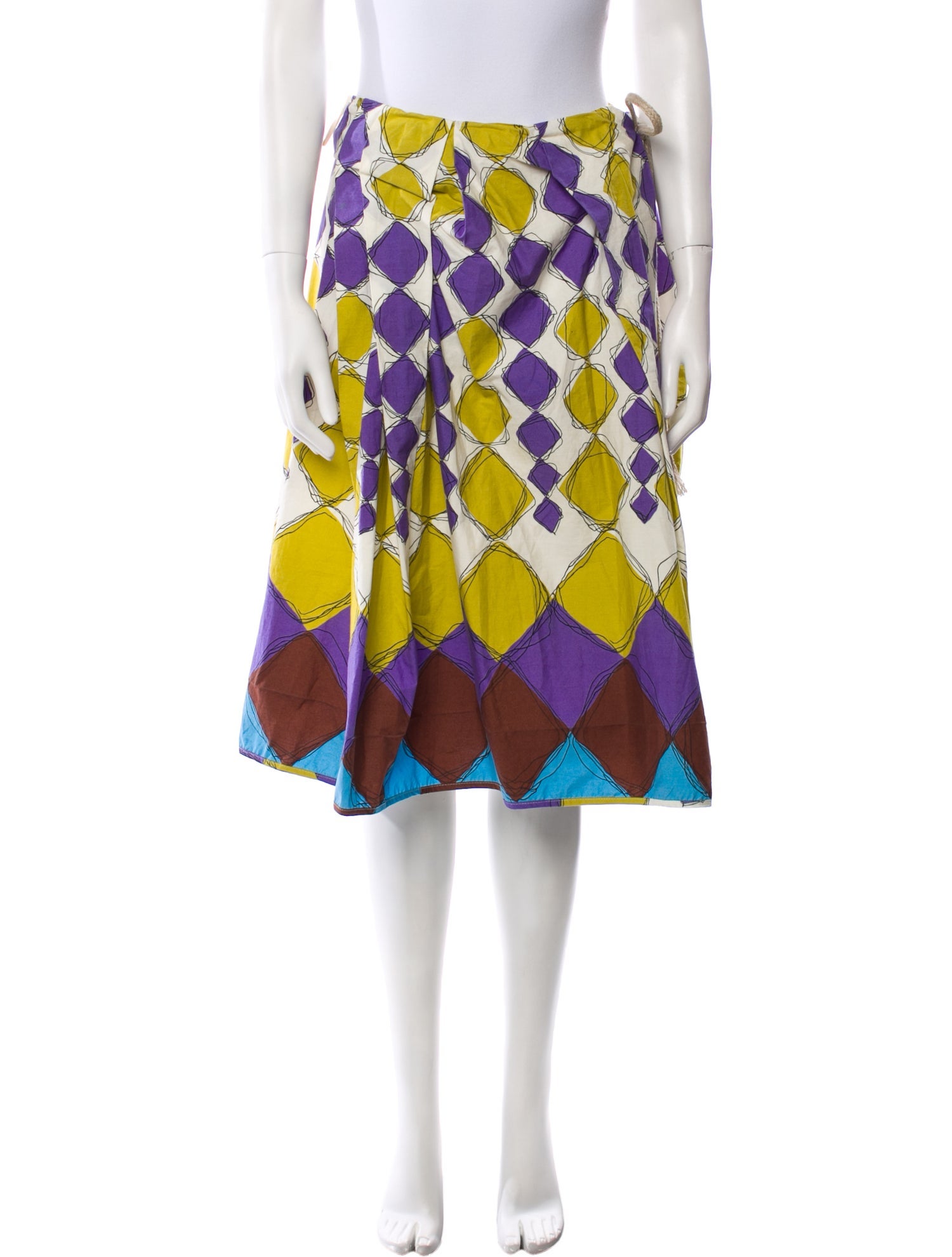 Marni Printed Knee-Length Skirt