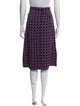 Marni Plaid Print Knee-Length Skirt
