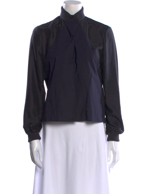 Marni Mock Neck Long Sleeve Blouse
