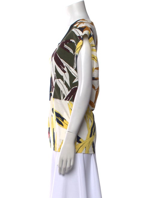 Marni Printed Scoop Neck T-Shirt