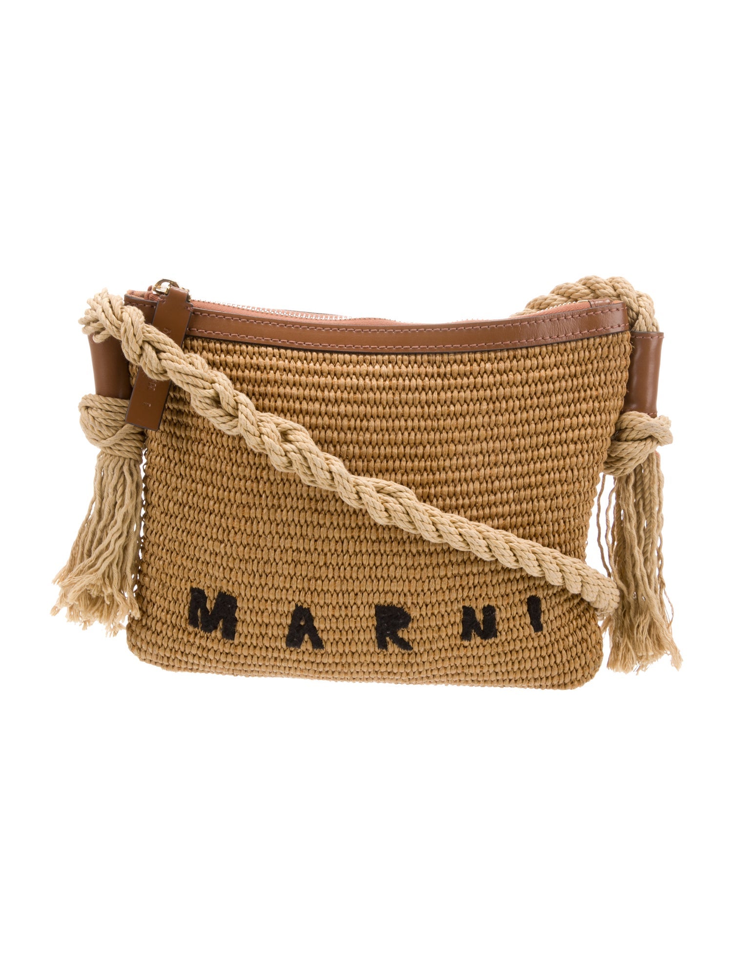 Marni Raffia Crossbody Bag